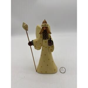 Williraye Studio 1996 Angelique Angel With Star And Candle WW1202. Broken Halo